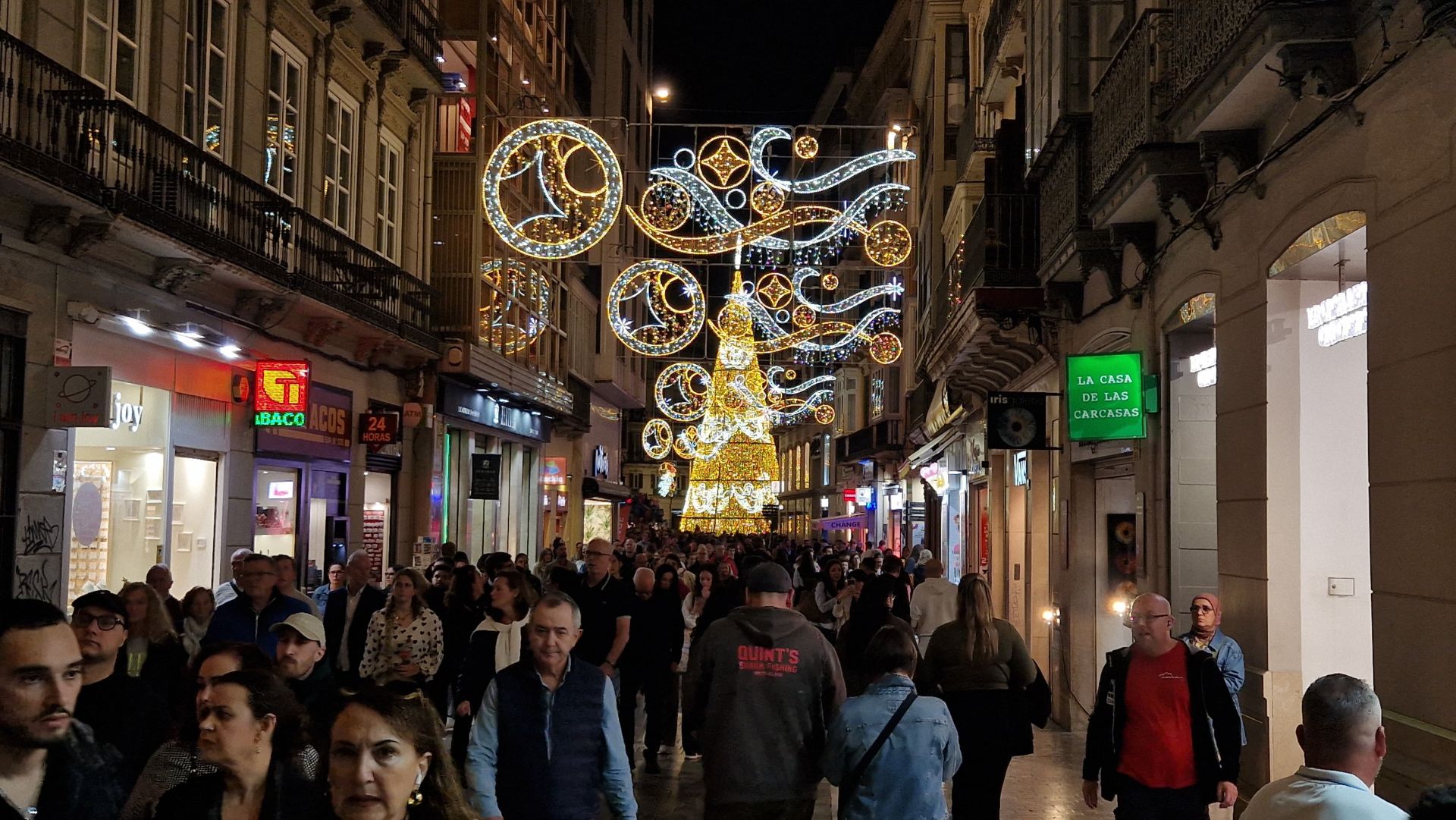 Malaga&#039;s big Christmas switch-on - in pictures